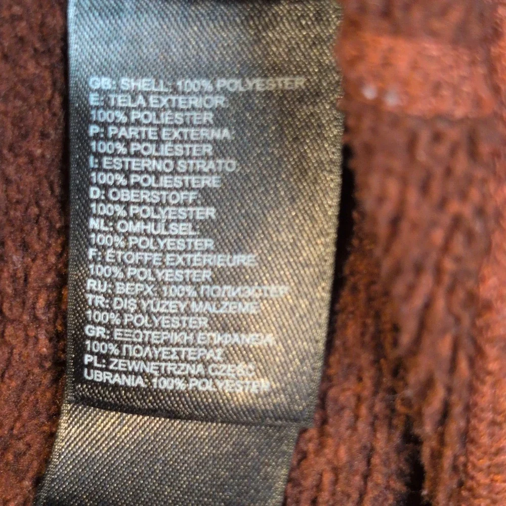 The North Face Gordon Lyons Crew Neck Fleece Sweater Sz Sm Burgundy Cozy Warm